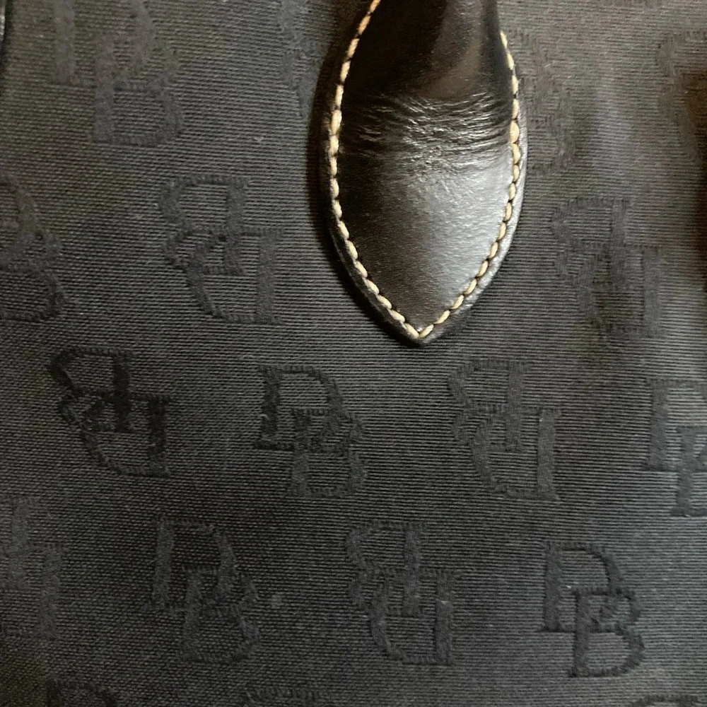 DOONEY & BOURKE signature tote satchel SHOULDERBAG D&B black logo - Picture 6 of 11